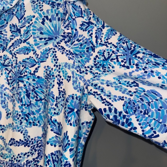 EUC Lilly Pulitzer Audrey Zip Up Jacket Shell Me You Love Me Size XXL - Picture 6 of 9